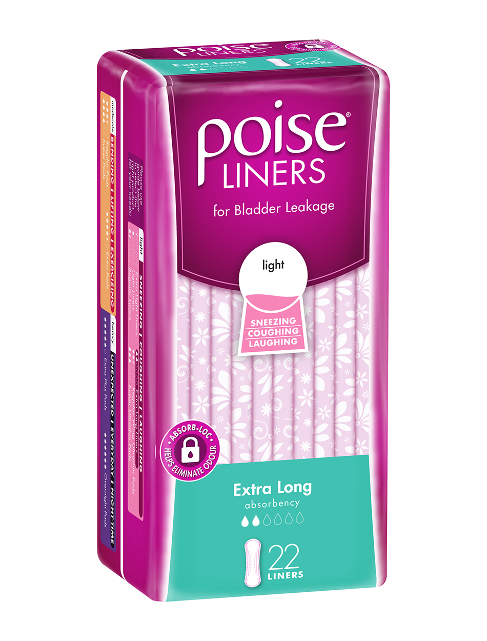 Poise Extra Long Liners LBL Pads Poise Products