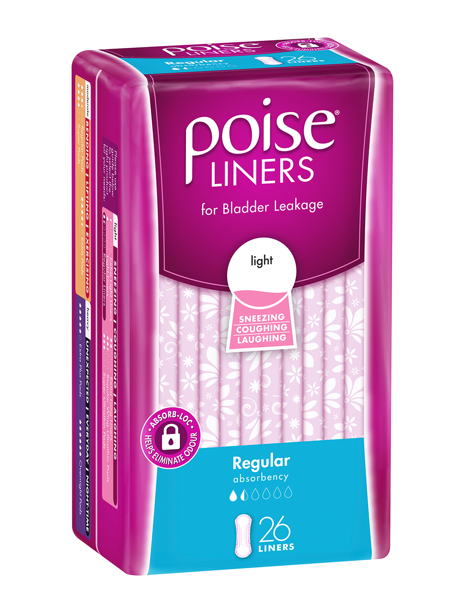 Poise Liners Regular LBL Pads Poise Products