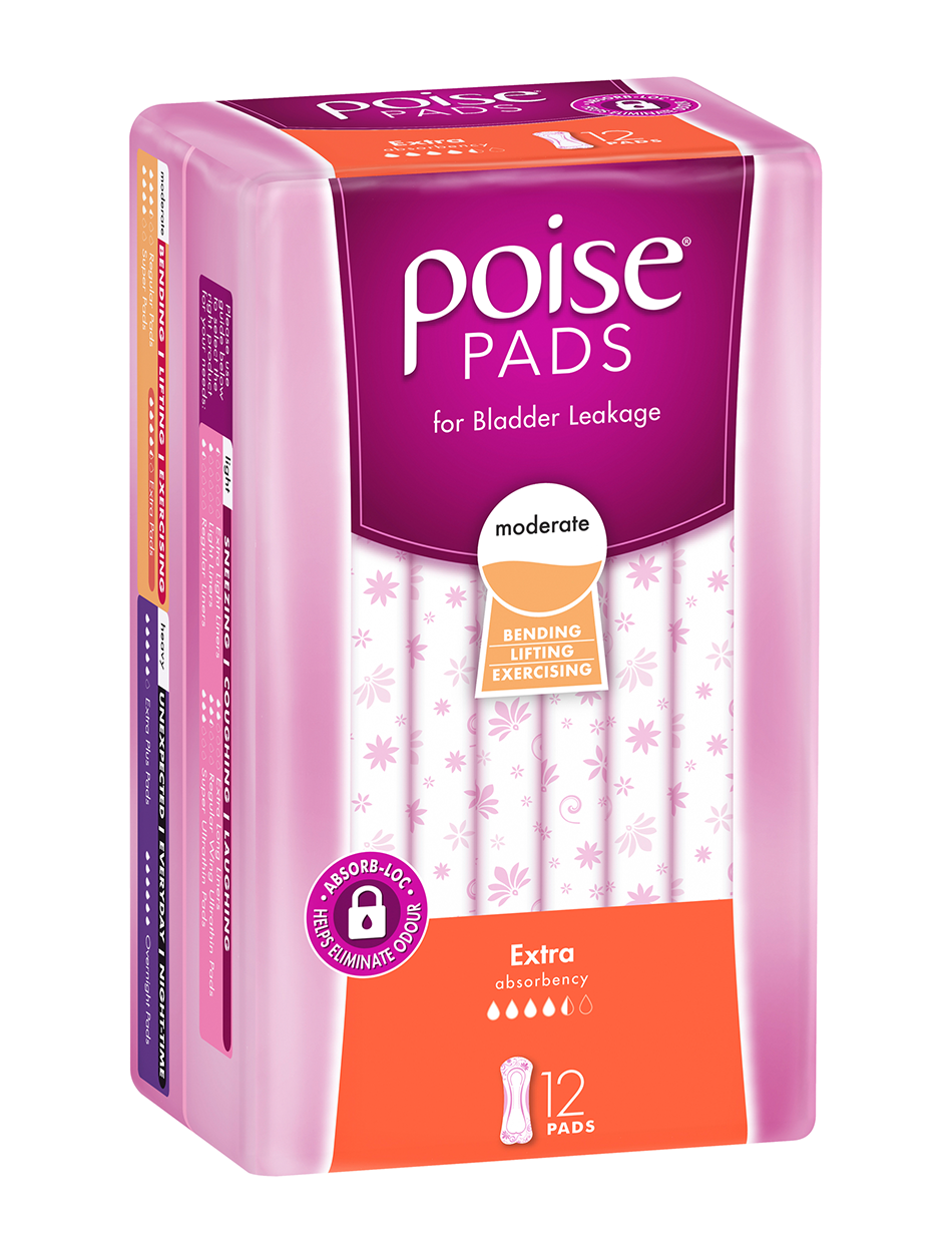 Poise Extra Pads Incontinence Pads Poise Products