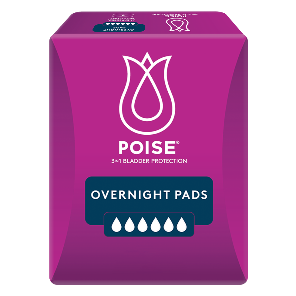 Poise Overnight Pads - Incontinence Pads - Poise Products